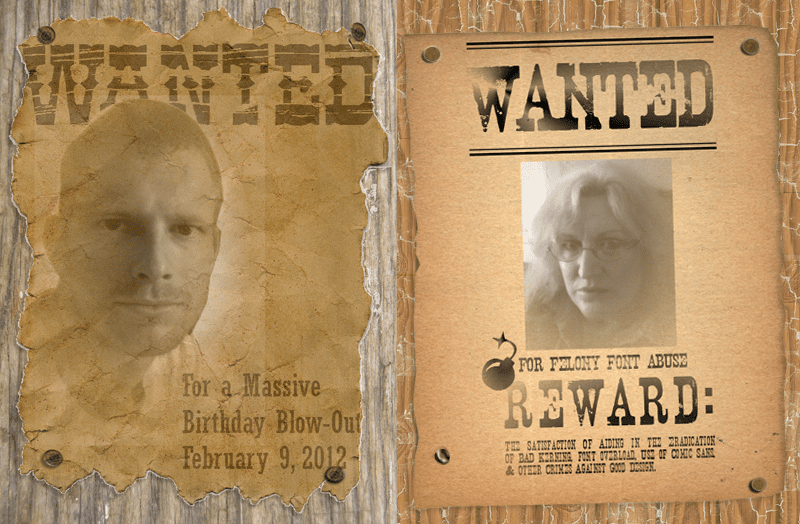 free wanted font